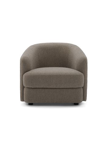 New Works - Armchair - Covent Lounge Chair Swivel Base - Nevotex Barnum Dark Taupe 10