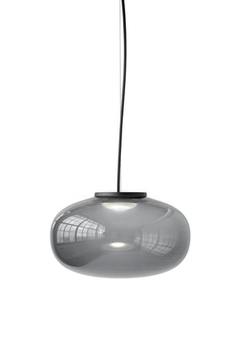 New Works - Lampa - Karl-Johan Pendant lamp - Large - Smoked Glass w. Black Fitting