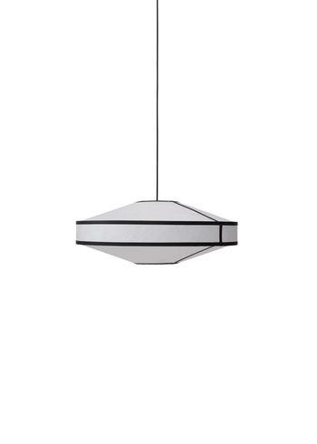 New Works - Loftslampe - Kite Pendant - 3B, White and Black, Ø75, EU-UK-AU