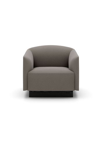 New Works - - Shore Lounge Chair Plinth - Linara Umber