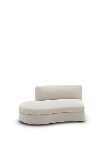 New Works - Modular sofa - Coda Curved Open End Left Module 32 - Drake Spacedust