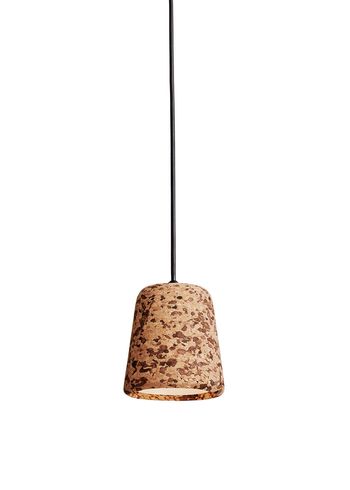 New Works - Pendant Lamp - Material Pendant w. Black Fitting - Blandet kork