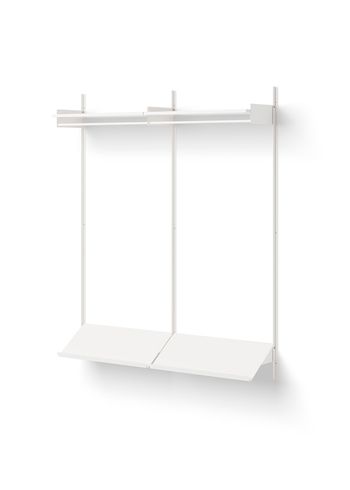 New Works - Sistema di scaffalature - New Works Wardrobe Shelf 2 - White / White
