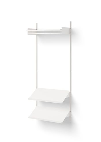 New Works - Sistema di scaffalature - New Works Wardrobe Shelf 1 - White / White