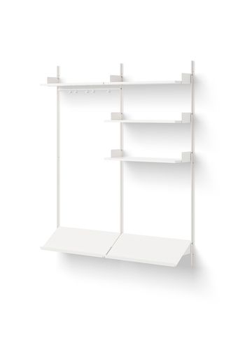New Works - Sistema di scaffalature - New Works Wardrobe Shelf 3 - White / White