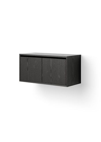 New Works - Cabinet - New Works Cabinet Low w. Doors - Black Ash