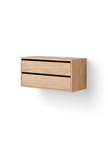 New Works - Cabinet - New Works Cabinet Low w. Drawers - Oak