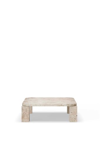 New Works - Soffbord - Atlas Coffee Table - Unfilled Travertine - Large