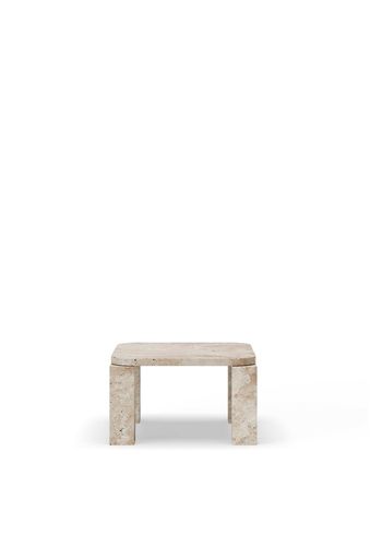New Works - Soffbord - Atlas Coffee Table - Unfilled Travertine - Small