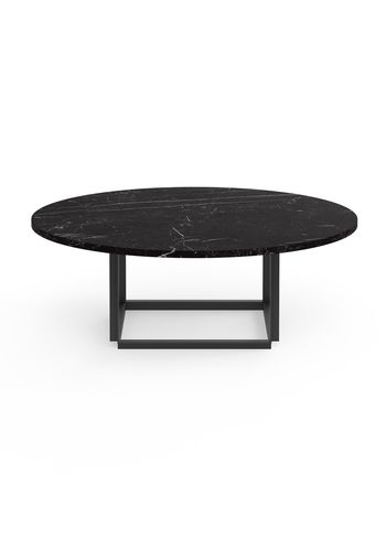 New Works - Mesa de centro - Florence Coffee Table - Black Marquina Marble w. Black Frame