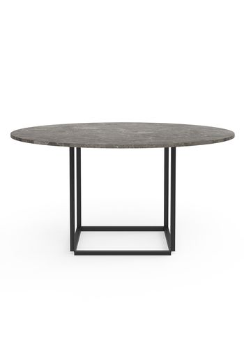New Works - Dining Table - Florence Dining Table Ø145 - Gris du Marais w. Black Frame