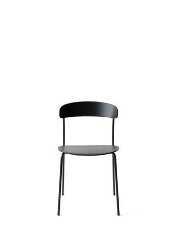 New Works - Spisebordsstol - Missing stol uden armlæn - Udstillingsmodel - Stel: Sortlakeret ask m. Sort Ramme