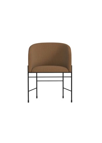 New Works - Spisebordsstol - Covent Chair - Jern Sort Ramme, Shade, Sørensen læder