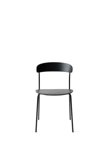 New Works - Sedia da pranzo - Missing chair without armrest - Showroommodel - Frame: Black Lacquered Oak w. Black Frame