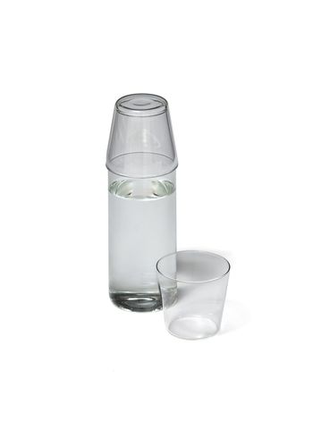 NINE - Glas - Milk Set Of 1 Carafe + 2 Glasses - Clear