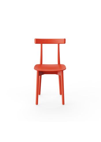 NINE - Dining chair - Skinny Wooden Chair - Red