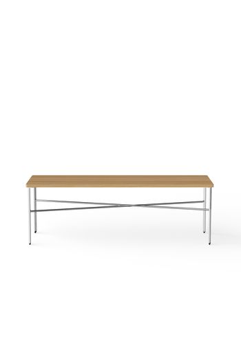 NINE - Table basse - Inline Low Table H400 X W1200 X D400 - Legs - Polished