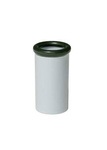 NINE - Vase - Rod Vase Ceramic H215 X Ø123 - Dark green/Light blue