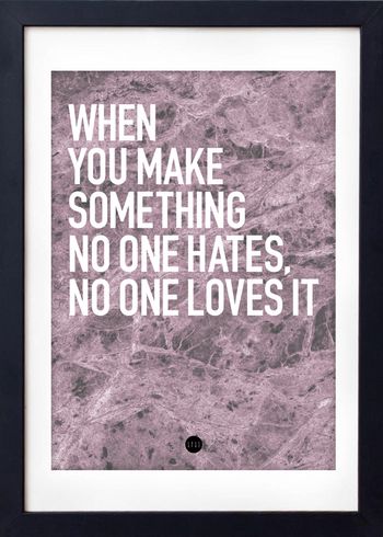 LOVE A FOX - Juliste - No One Loves It Poster - Marble