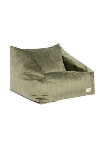 Nobodinoz - Sillón puf para niños - Chelsea Armchair Beanbag - Olive Green