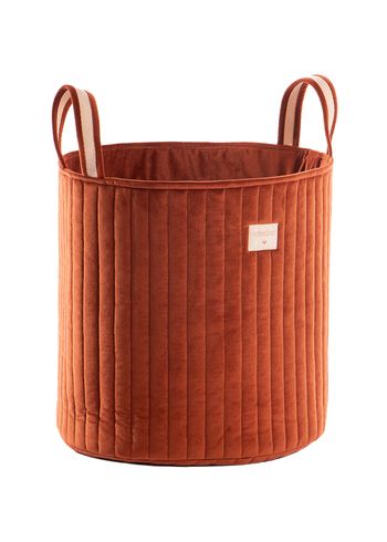 Nobodinoz - Caixa de armazenamento para crianças - Savanna Toy Bag - Wild Brown
