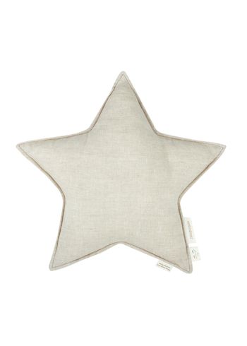 Nobodinoz - Kopfkissen für Kinder - Lin Frainçais Star Cushion - Greige