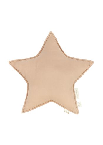 Nobodinoz - Oreiller pour enfants - Lin Frainçais Star Cushion - Sand