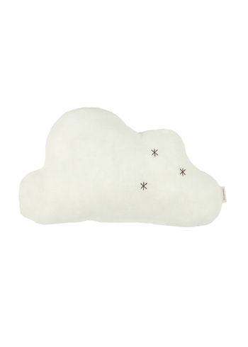 Nobodinoz - Children's pillow - Wabi-Sabi Embroidered Cloud Cushion - Natural