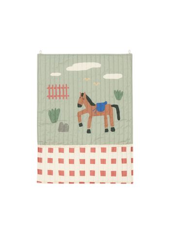 Nobodinoz - Børnevægdekoration - Quilted Wall Organizer Vibes - Horse