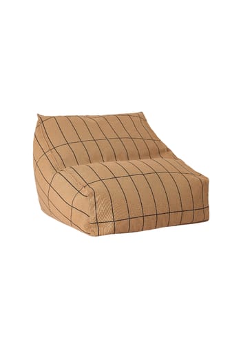 Nobodinoz - Roupa de cão - Armchair Beanbag Vibes - Brown black grid