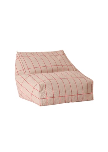 Nobodinoz - Dog clothes - Armchair Beanbag Vibes - Pink red grid