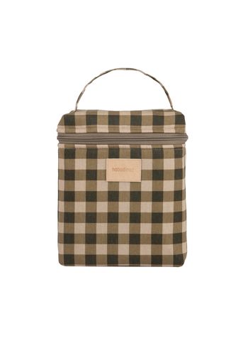 Nobodinoz - Borsa frigo - Hyde Park Insulated Baby Bottle and Lunch Bag - Green Checks