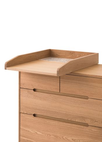 Nobodinoz - Changing table - Pure Changing Table - Solid Oak