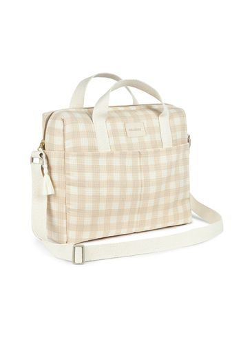 Nobodinoz - Borsa fasciatoio - Gala Waterproof Changing Bag - Ivory Checks