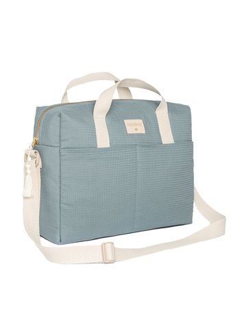 Nobodinoz - Saco para mudas - Gala Waterproof Changing Bag - Stone Blue