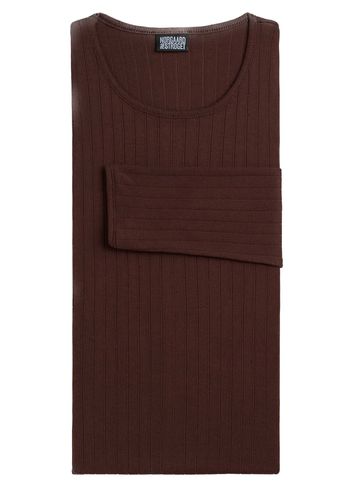 Nørgaard paa Strøget - Bluse - #101 Solid Colour - Brown