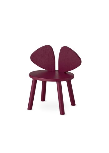 NOFRED - Børnestol - Mouse Chair - Burgundy