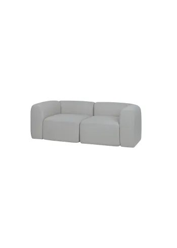 noo.ma - 2 Person Sofa - Flom Sofa 2-seater - Light Grey