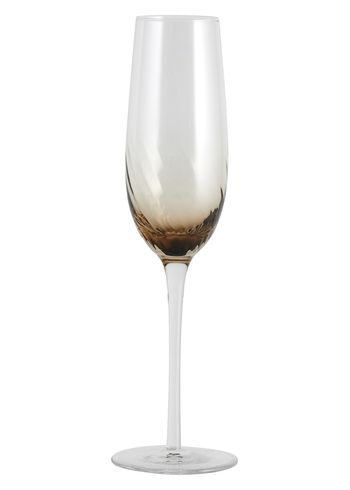 Nordal - Lasi - GARO Champagne glass - Brown
