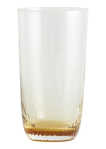 Nordal - Glass - GARO drinking glasses - Amber - tall
