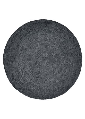 Nordal - Tapis - JUTE carpet - Round - Black