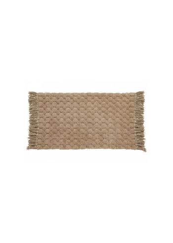 Nordal - Mattor - LUNA bath rug w/fringes - Light Brown
