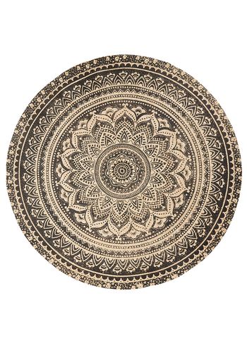 Nordal - Tapis - MAT carpet - Round - Black Print
