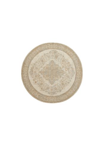 Nordal - Tapis - PEARL carpet - Round - Sand/Beige