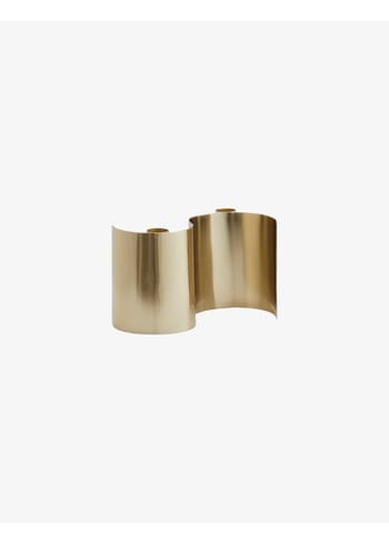 Nordal - Suporte de luz - Nosa Candleholder - Brass - F/2