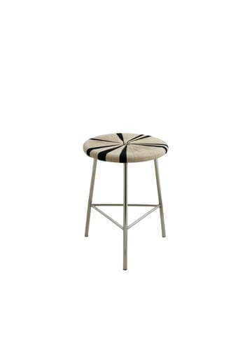 Nordal - Skammel - Morice Stool - Black / Off White