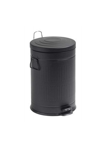 Nordal - Skraldespand - Trash can - round - Black