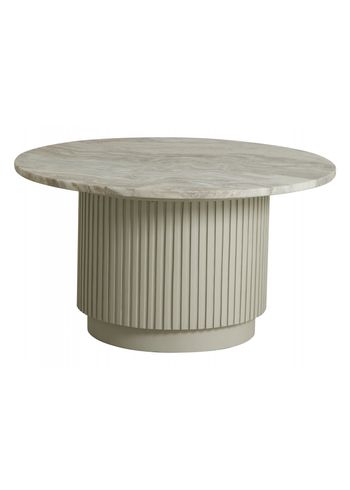 Nordal - Table basse - ERIE round coffee table - White