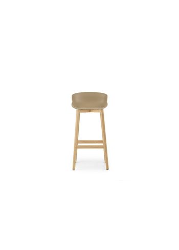 Normann Copenhagen - Barstol - Hyg bar stool 75 cm wood - Sand - Egetræ
