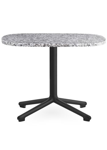Normann Copenhagen - Consiglio - Era table - Black Aluminium / Grey Granite